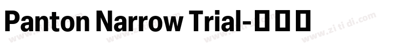 Panton Narrow Trial字体转换